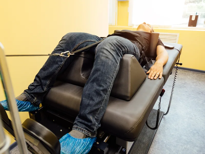 Flexion-Distraction at Live Well Family Chiropractic in Houston