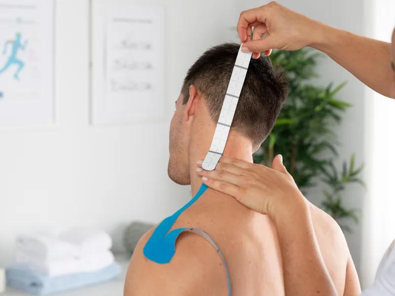 Kinesio Taping at Live Well Family Chiropractic in Houston