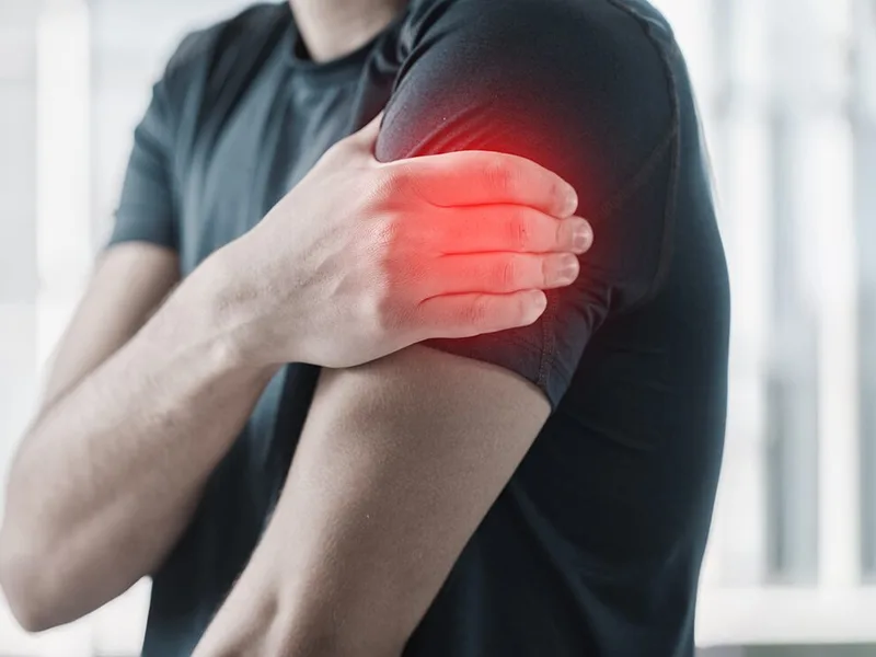 Live Well Family Chiropractic treating arm pain in Houston