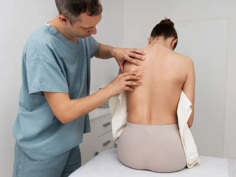 Chiropractic care for scoliosis at Live Well Family Chiropractic in Houston